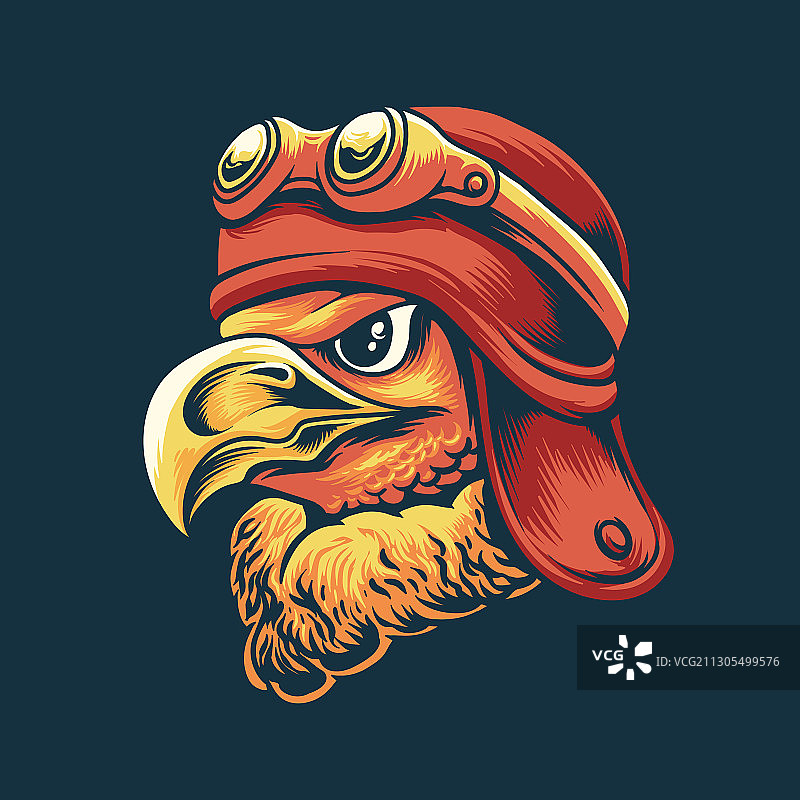 卡通鹰头图片素材