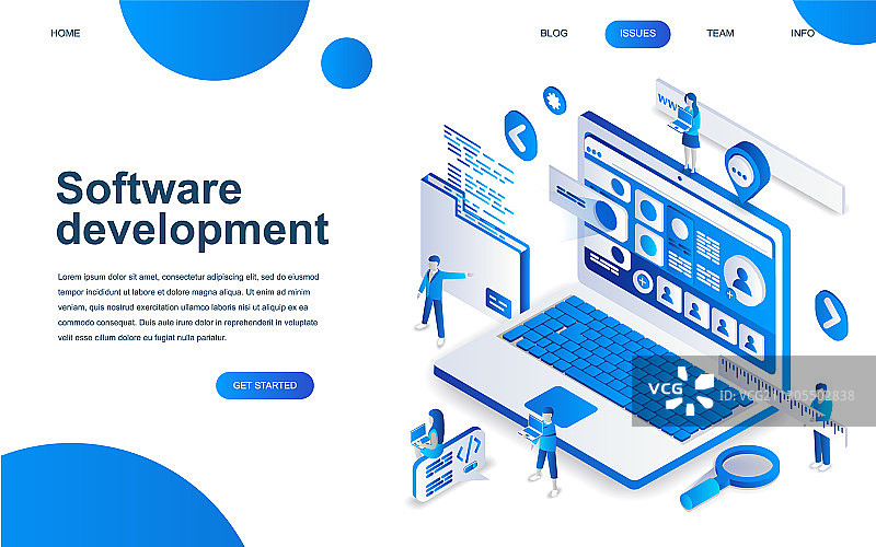 现代2.5D设计软件开发图片素材