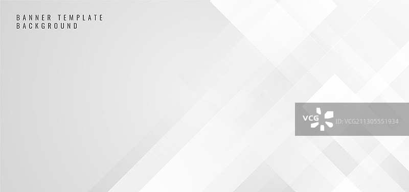 白色方形抽象网页模板banner图片素材