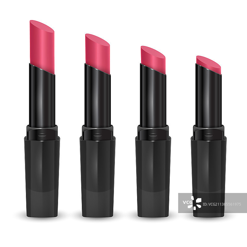 浅粉色口红套装图片素材