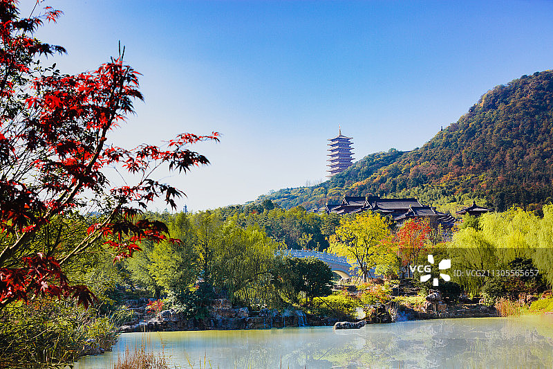 秋日+牛首山（南京）图片素材