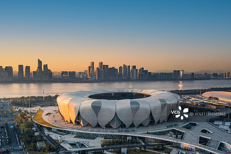 杭州奥体运动场图片素材