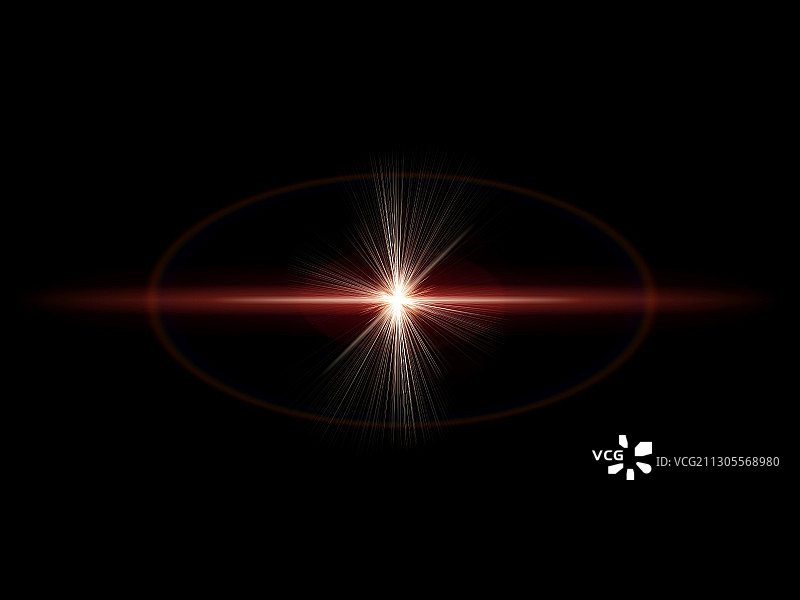 镜头光晕科技光效黑色背景素材图片素材