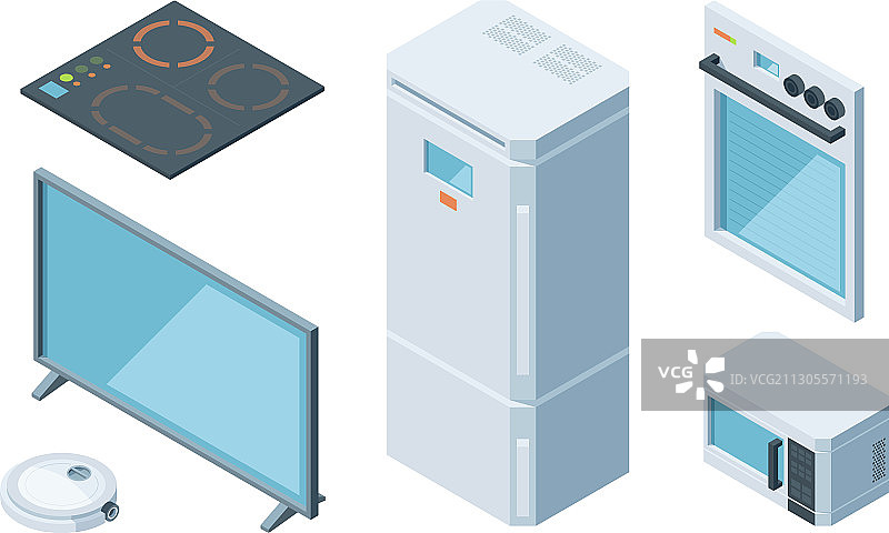 厨房2.5D家具组合图片素材