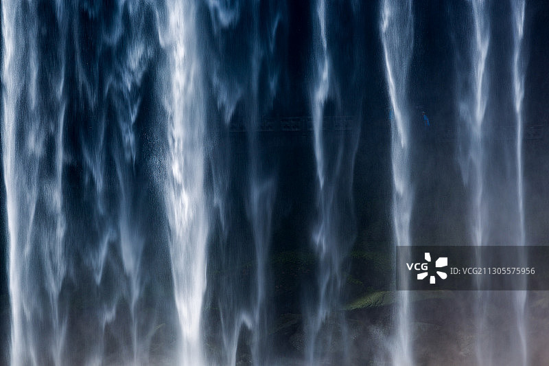 重庆万州大瀑布风光特写图片素材