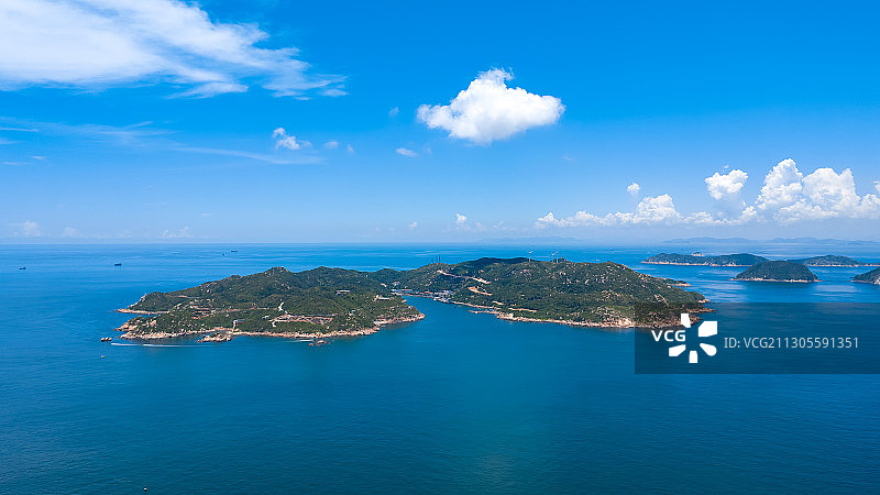 珠海东澳岛航拍图片素材