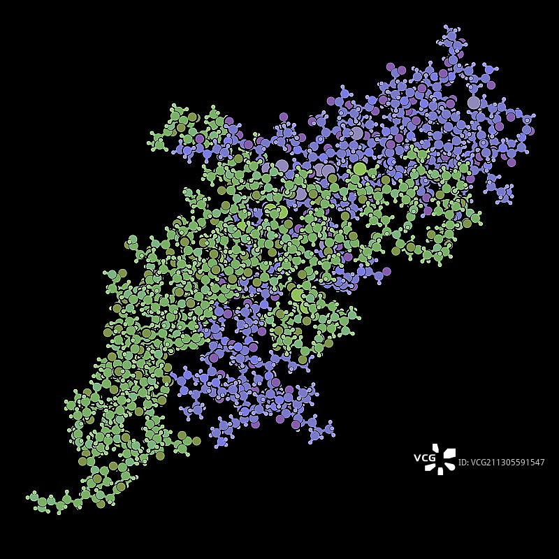 绒毛膜促性腺激素分子图图片素材