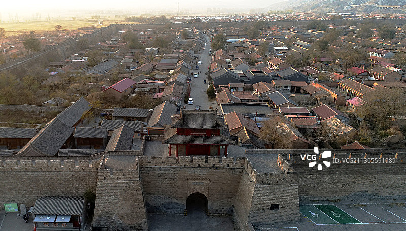 河北张家口：飞阅鸡鸣山下古驿站——怀来鸡鸣驿图片素材