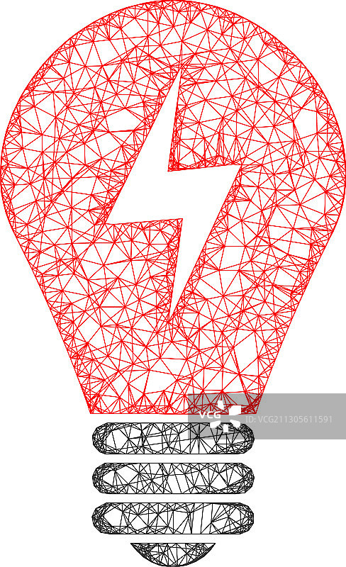 网络网格灯泡图标图片素材