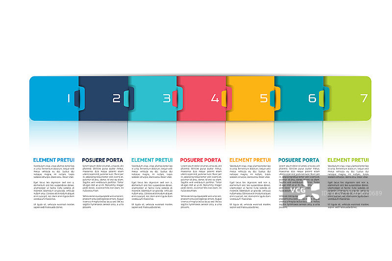 信息图表时间轴报告模板图表方案图片素材