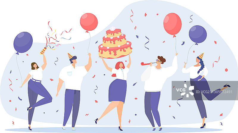 公司聚会：员工生日祝福图片素材