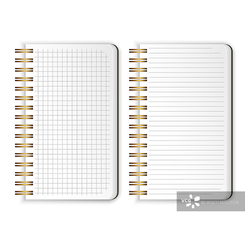 逼真空白软面笔记本图片素材