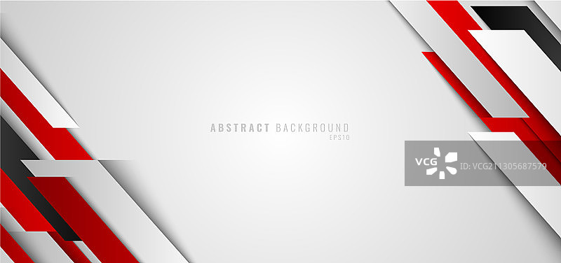 红色抽象企业banner网页设计图片素材