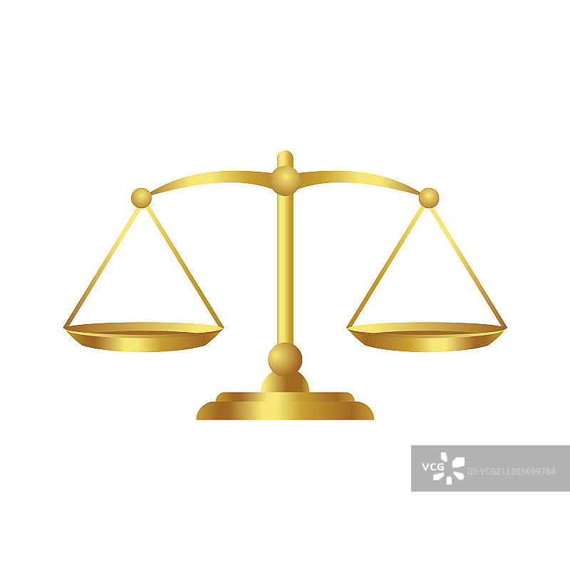 金色正义天平图片素材