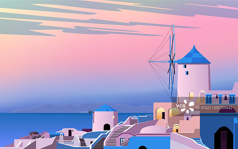 老城的黎明图片素材