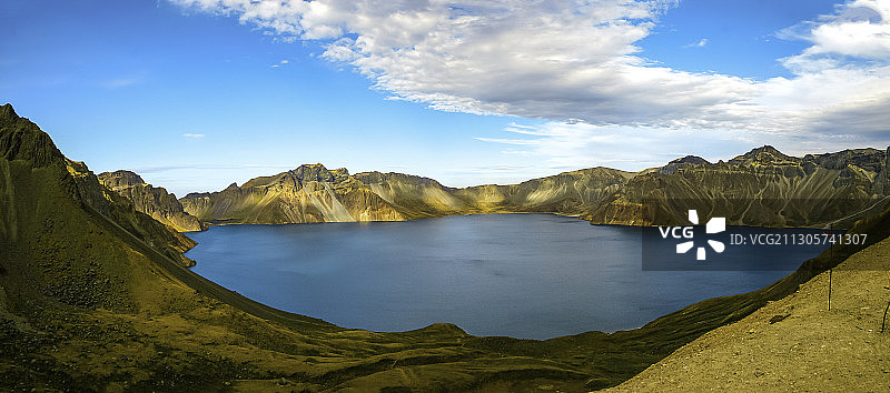 吉林长白山天池 火山口图片素材
