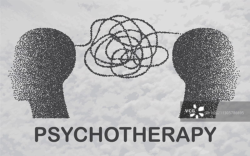 心理治疗实践与心理帮助图片素材