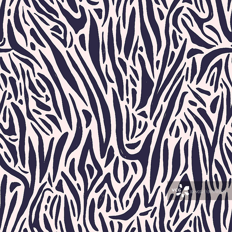 黑白斑马或老虎纹包装纸图片素材