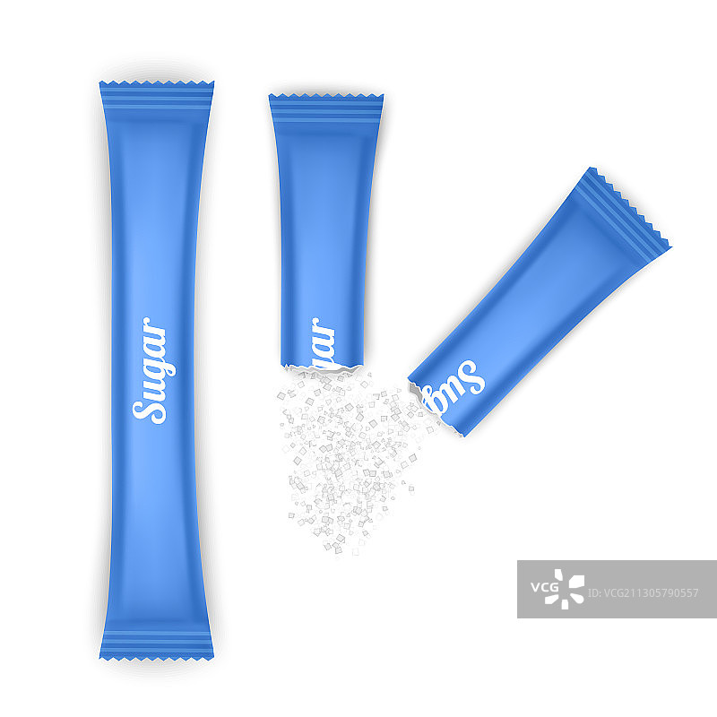 蓝色包装纸或铝箔包装条图片素材