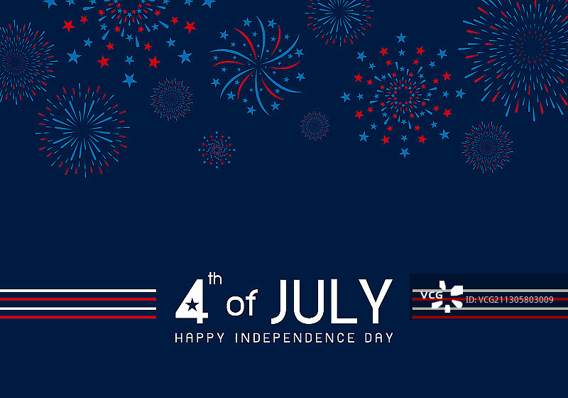 7月4日独立日设计图片素材