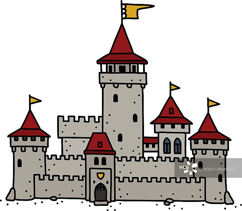 古老的石头城堡图片素材