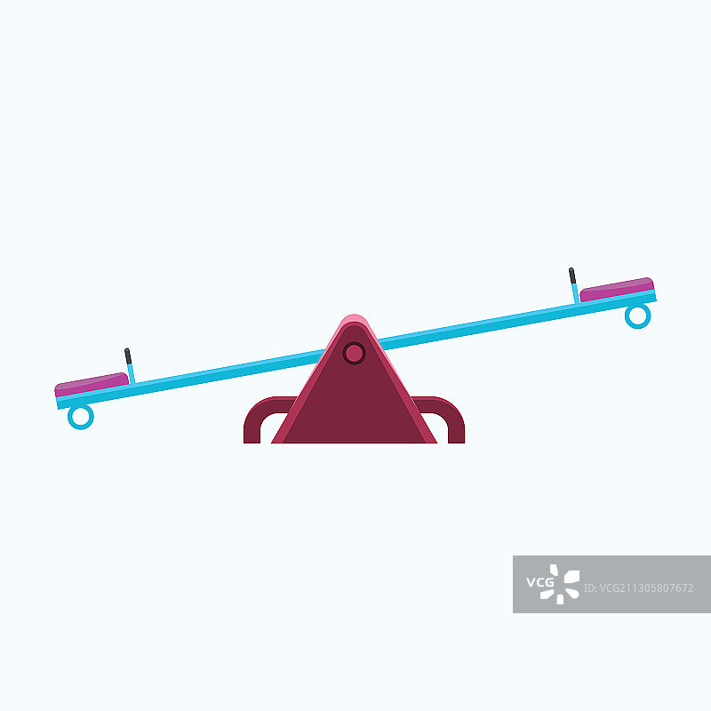 儿童游乐区跷跷板设计图片素材