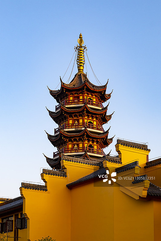 鸡鸣寺佛塔图片素材