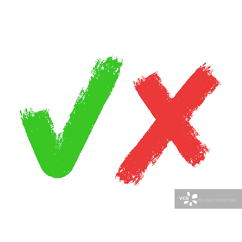 接受与拒绝投票符号按钮图片素材