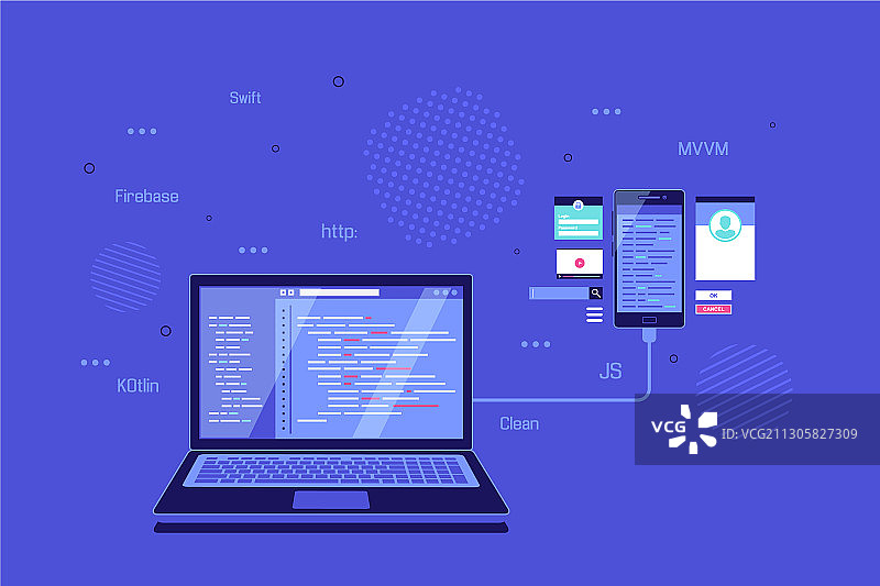 编码编程应用开发图片素材