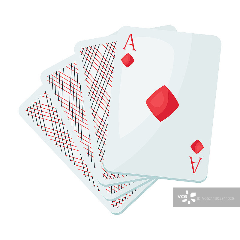 A-方块扑克牌图片素材