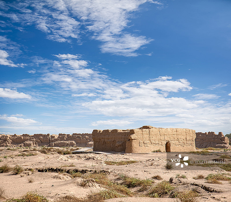 新疆吐鲁番市高昌故城遗址图片素材