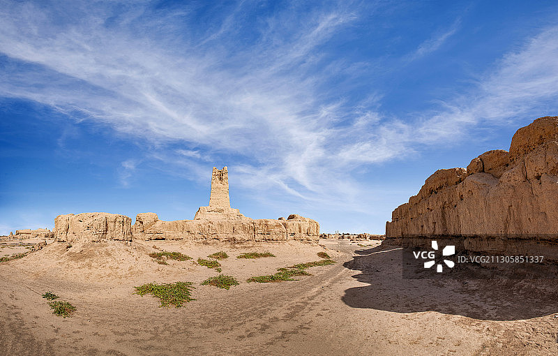 新疆吐鲁番市高昌故城遗址图片素材