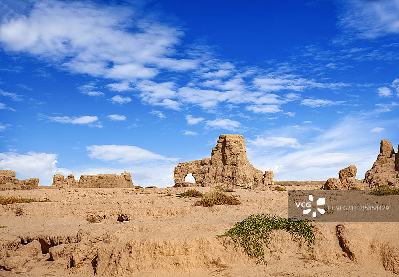 新疆吐鲁番市高昌故城遗址图片素材