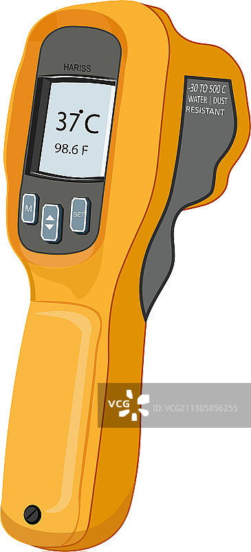 红外线温度计图片素材