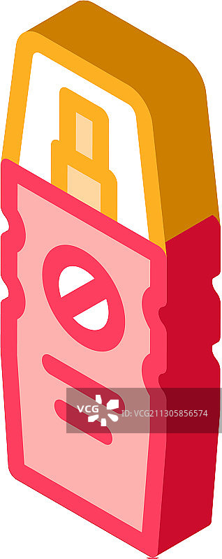 化妆品保健凝胶2.5D图标图片素材
