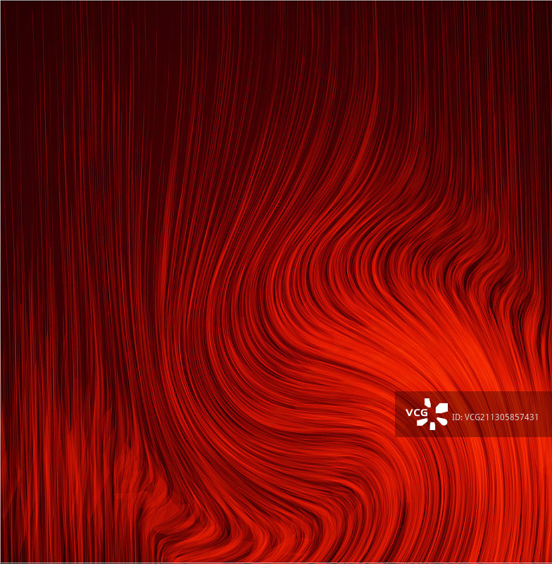 红色背景抽象布料或液体波浪图片素材