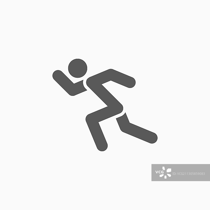 奔跑图标图片素材