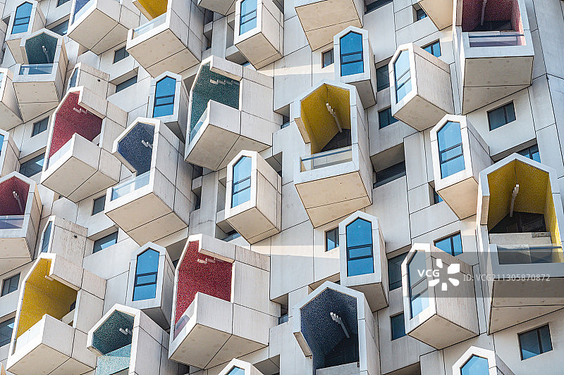 前卫建筑特写图片素材