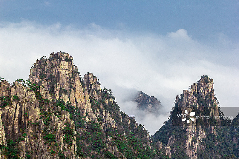 黄山—光明顶景色图片素材