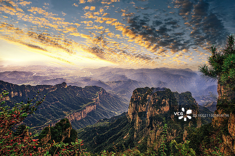 太行山麓图片素材