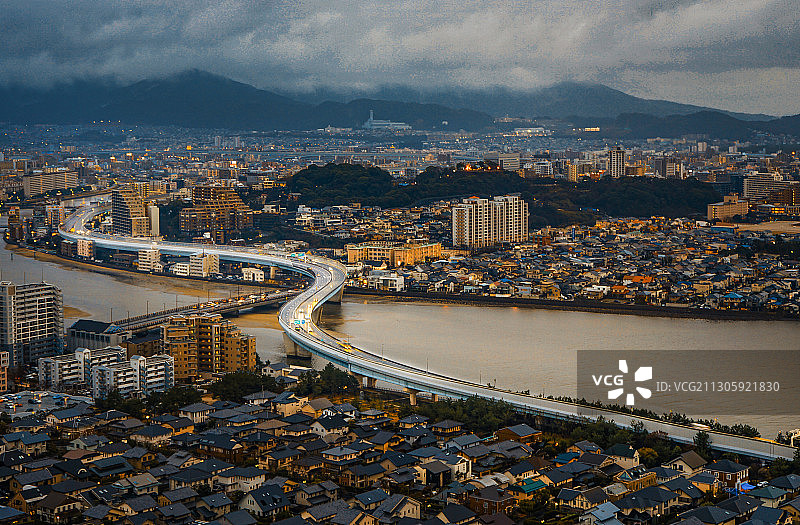 福冈运河大桥图片素材