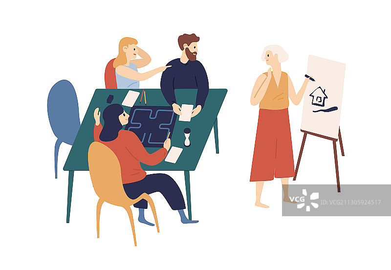 快乐的年轻朋友在家玩鳄鱼游戏图片素材