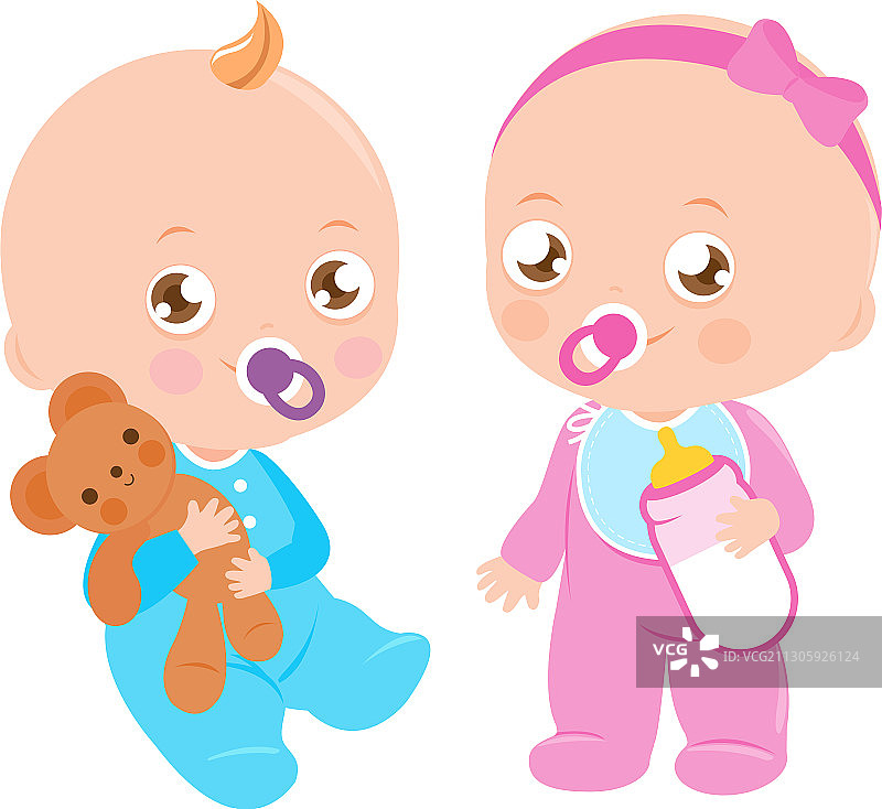 女孩和猪图片素材