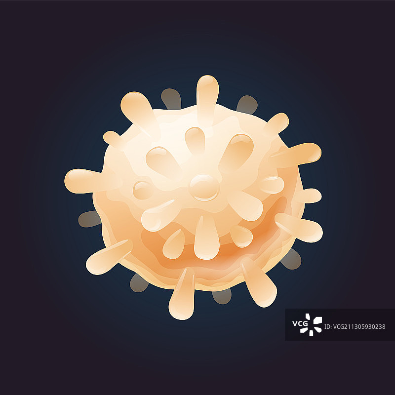 卡通3D模型乙型肝炎病毒图片素材