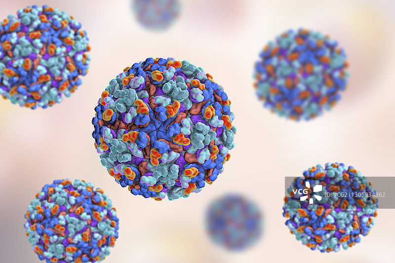 巴马森林病毒图示图片素材
