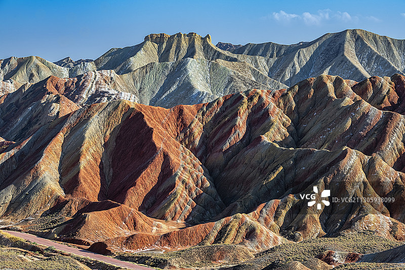 甘肃张掖丹霞国家地质公园风光图片素材