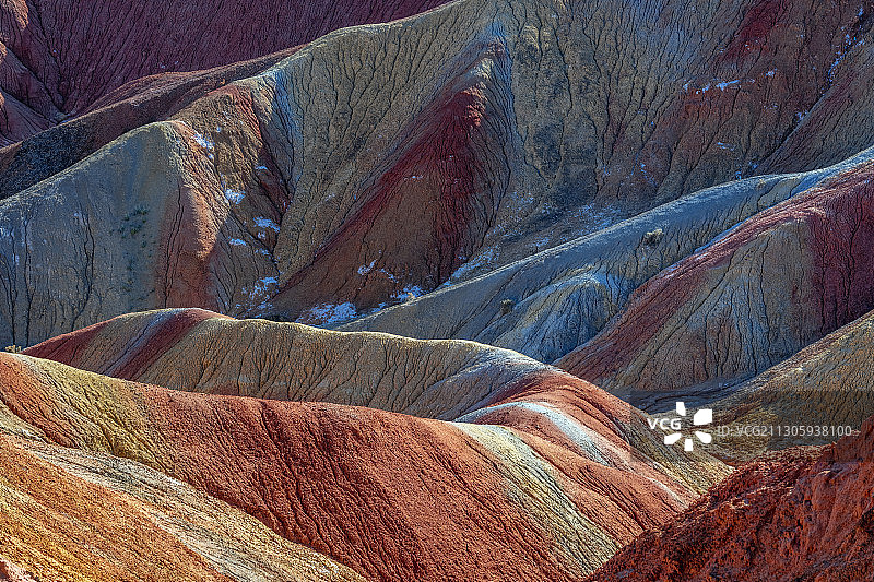 甘肃张掖丹霞国家地质公园风光图片素材