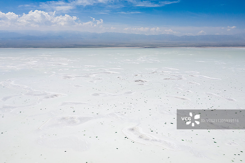 中国青海茶卡盐湖旅游景区自然景观图片素材