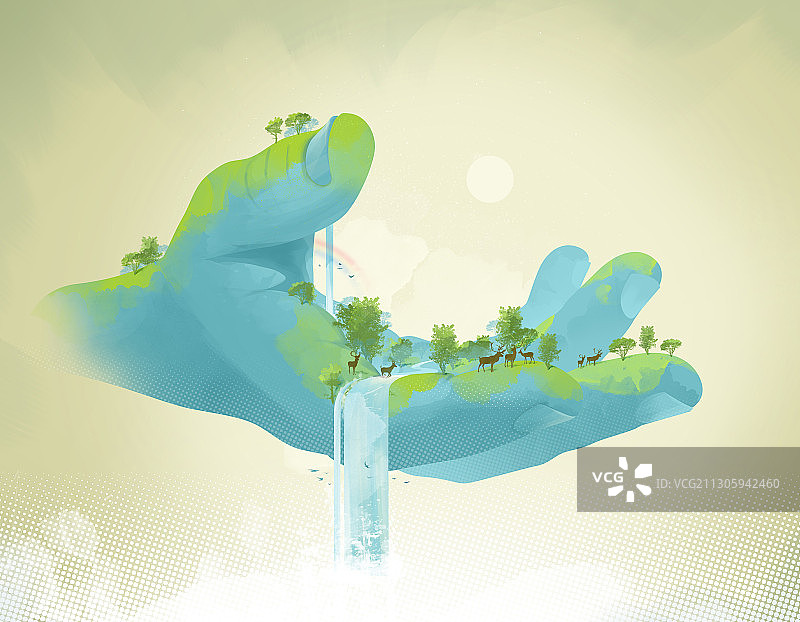 环境保护插画图片素材