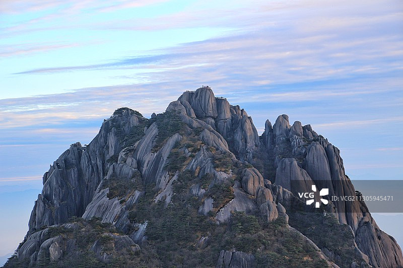 黄山莲花峰图片素材